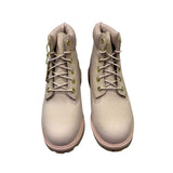 Stivale Timberland rosa cipria con collo effetto perlato