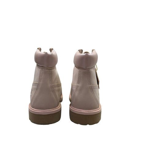 Stivale Timberland rosa cipria con collo effetto perlato