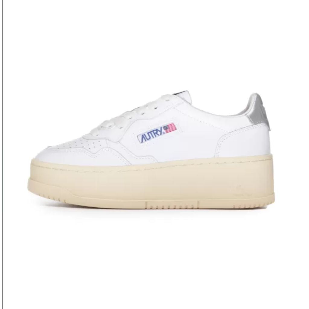 スニーカー AUTRY Woman Sneakers White PTLW LL05 オートリー AUTRY AUTRY スニーカーPTLW LL MEDALIST PLATFORM