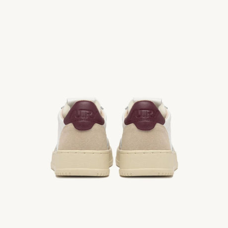 Autry Sneakers Medalist Low In Pelle e Suede Bordeaux Aulm LS03