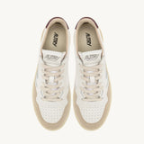Autry Sneakers Medalist Low In Pelle e Suede Bordeaux Aulm LS03