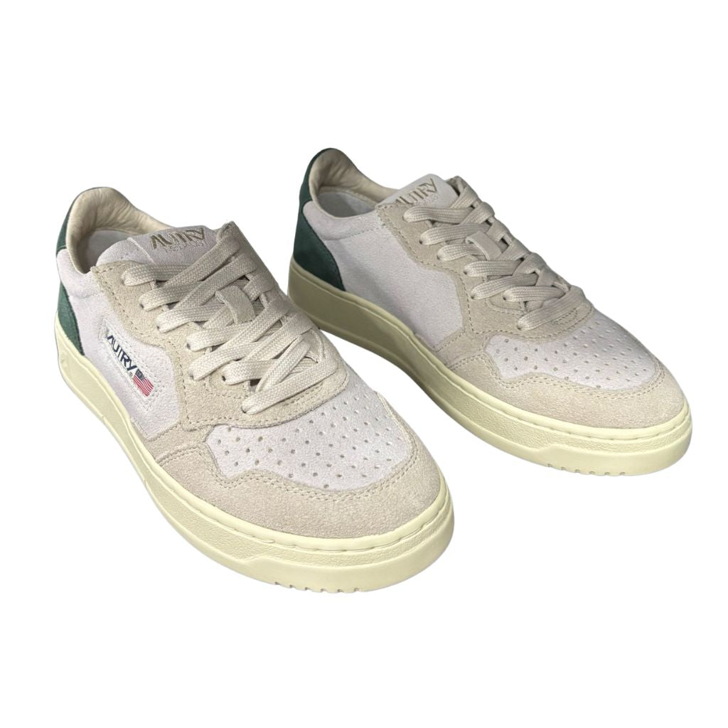 Autry Sneakers Medalist Low In Suede Verde Aulm Ts19