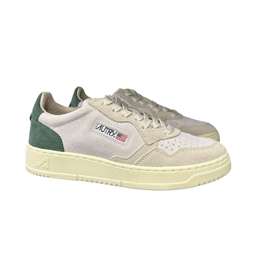 Autry Sneakers Medalist Low In Suede Verde Aulm Ts19