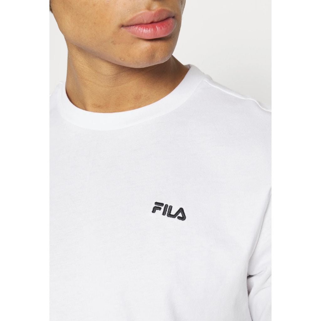 Fila T-shirt Berloz Basic Bianco Fam0340 - 10001