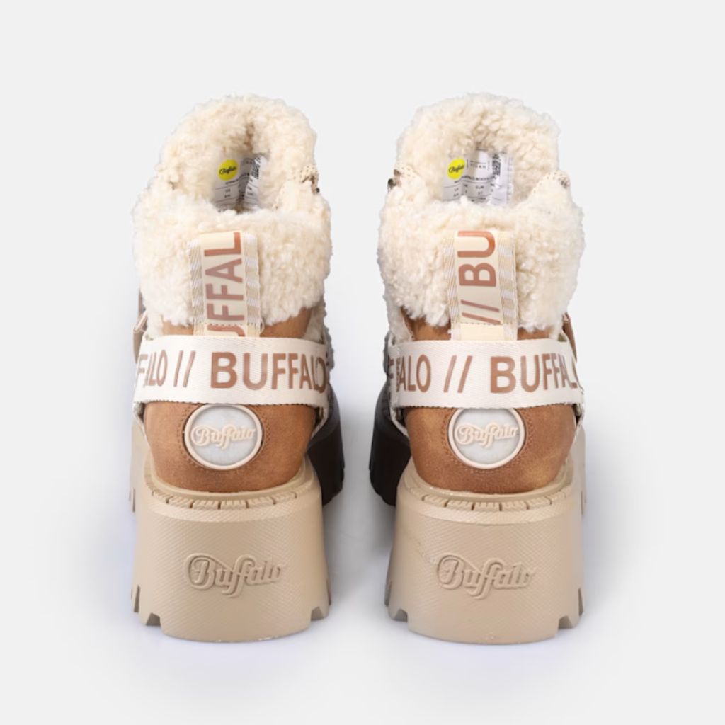 Buffalo Stivaletto Aspen Com Mid Beige 1622594