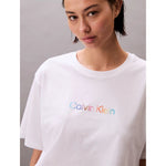 Calvin Klein T-shirt Crop White LV00QS7470 100