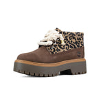 Timberland Stone Street Platform Ankle Boot Brown Rope Beige TB0A43RR EM5