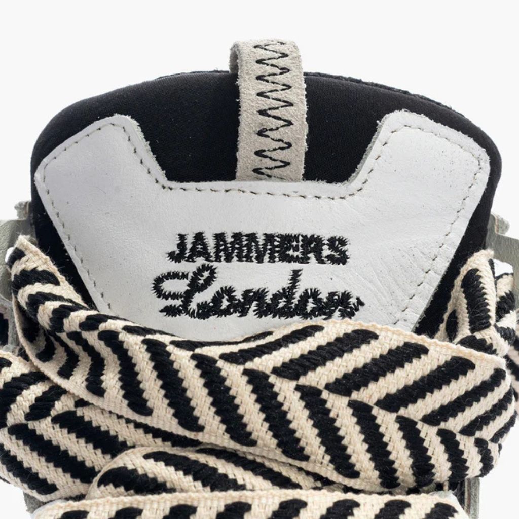 Jammers London Sneakers Cambridge Bianco Laccio Bianco/Nero