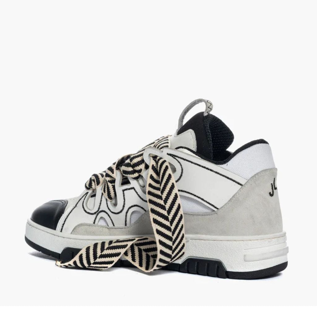 Jammers London Sneakers Cambridge Bianco Laccio Bianco/Nero