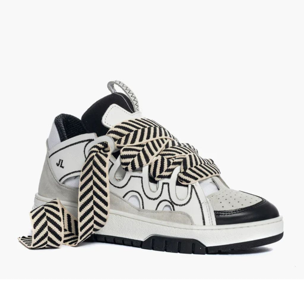 Jammers London Sneakers Cambridge Bianco Laccio Bianco/Nero