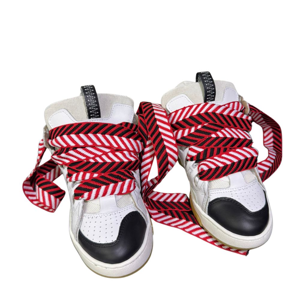 Jammers London Sneakers Cambridge Bianco Laccio Rosso