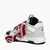 Jammers London Sneakers Cambridge Bianco Laccio Rosso