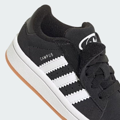 Adidas Campus 00s Elastic Lace Black White Kids JI4335