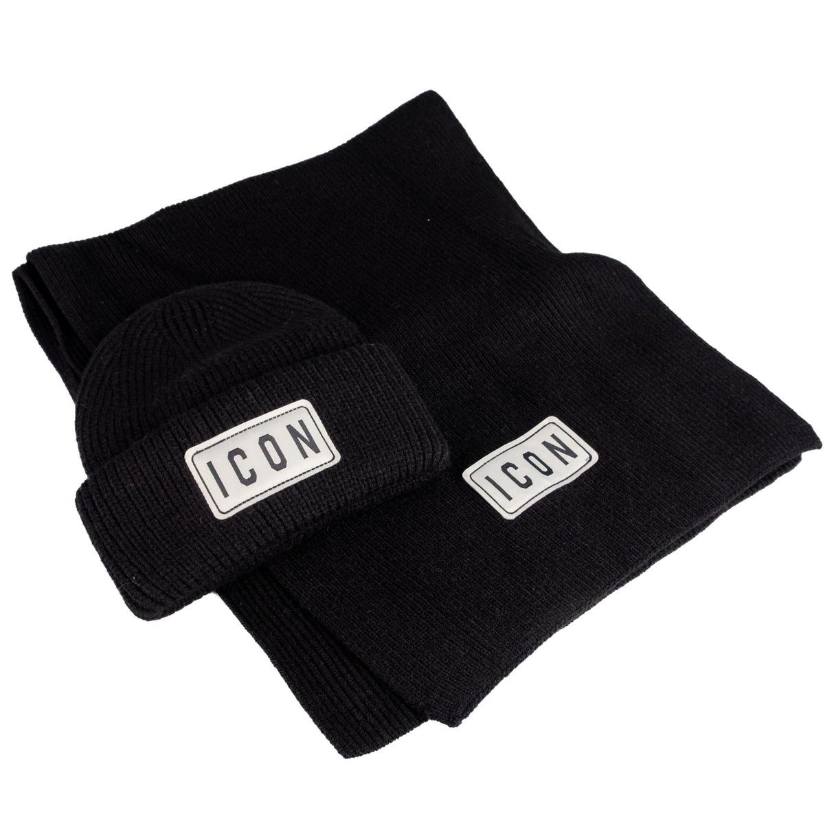 ICON Box Cappello + Sciarpa Nero ICXF2W6B0X2