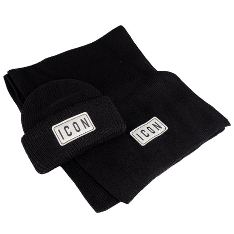 ICON Box Cappello + Sciarpa Nero ICXF2W6B0X2