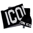 ICON Box Cappello + Sciarpa Nero Logo Grande ICXF2W6B0X3