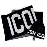 ICON Box Cappello + Sciarpa Nero Logo Grande ICXF2W6B0X3
