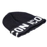 ICON Box Cappello + Sciarpa Nero Logo Grande ICXF2W6B0X3
