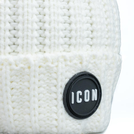 ICON Cappello Pon Pon Bianco ICXF2W6A008
