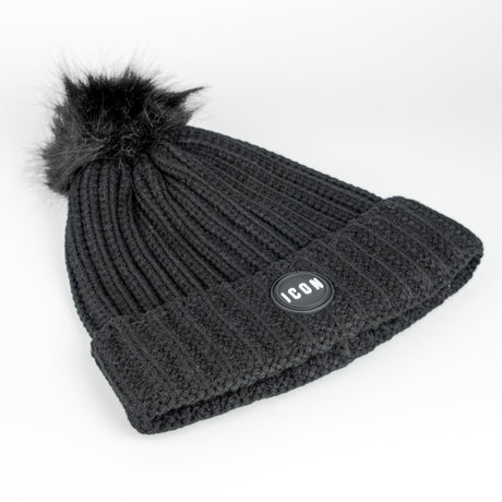 ICON Cappello Pon Pon Nero ICXF2W6A008