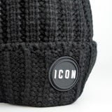 ICON Cappello Pon Pon Nero ICXF2W6A008