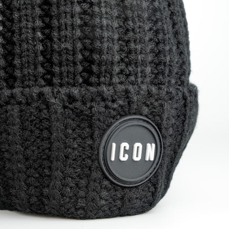 ICON Cappello Pon Pon Nero ICXF2W6A008