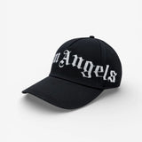 Palm Angels Cappello Nero Logo Grande PMLB104S26FAB003 1003