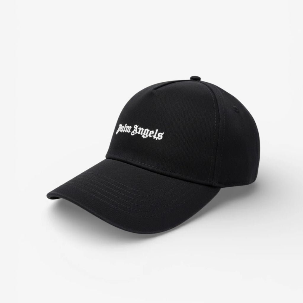 Palm Angels Cappello Nero Logo Piccolo PMLB104S26FAB004 1003