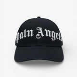 Palm Angels Cappello Nero Logo Grande PMLB104S26FAB003 1003