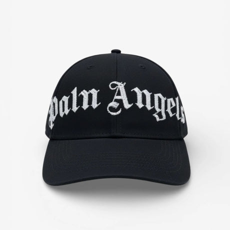 Palm Angels Cappello Nero Logo Grande PMLB104S26FAB003 1003
