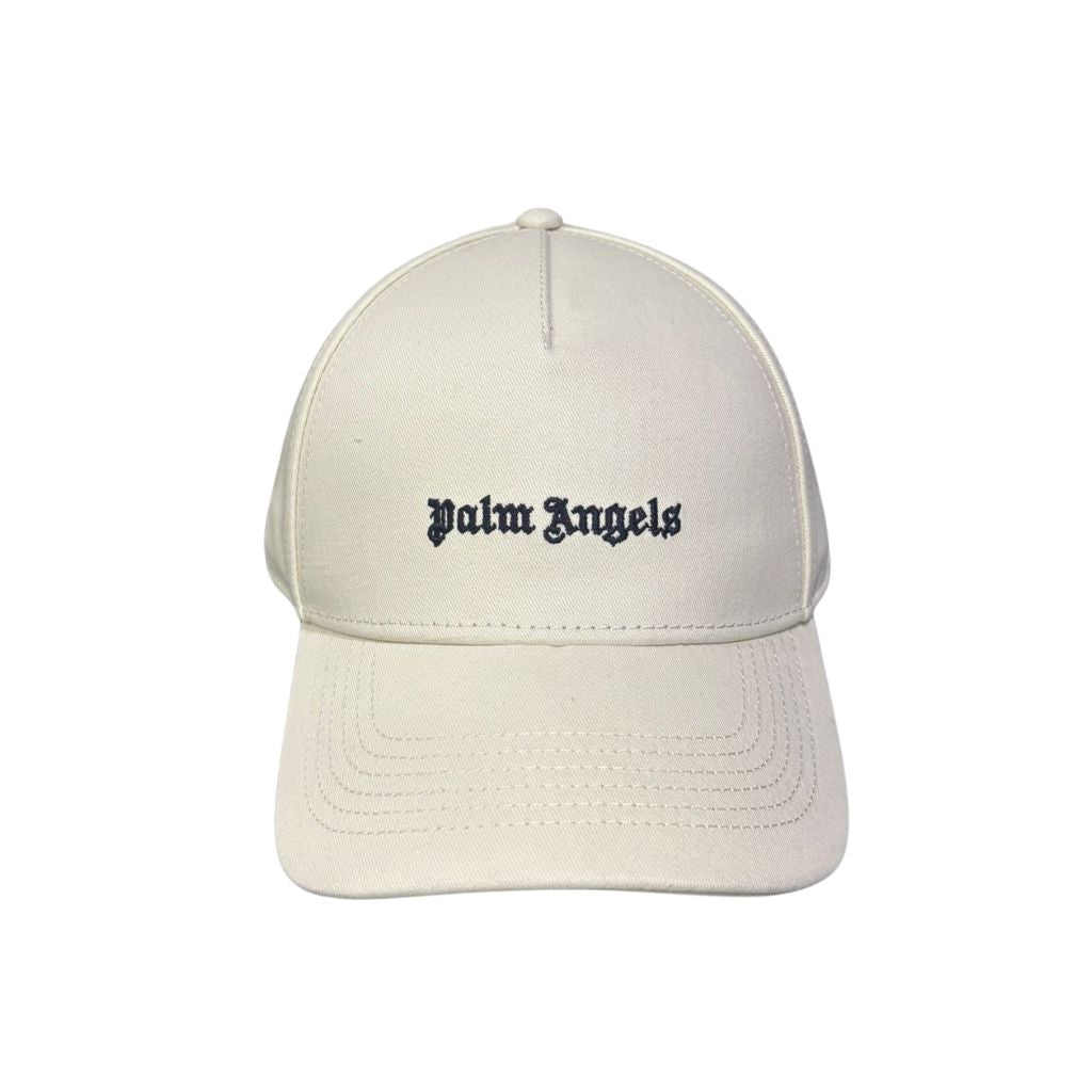 Palm Angels Cappello Beige Logo Piccolo PMLB032S26FAB001 0310