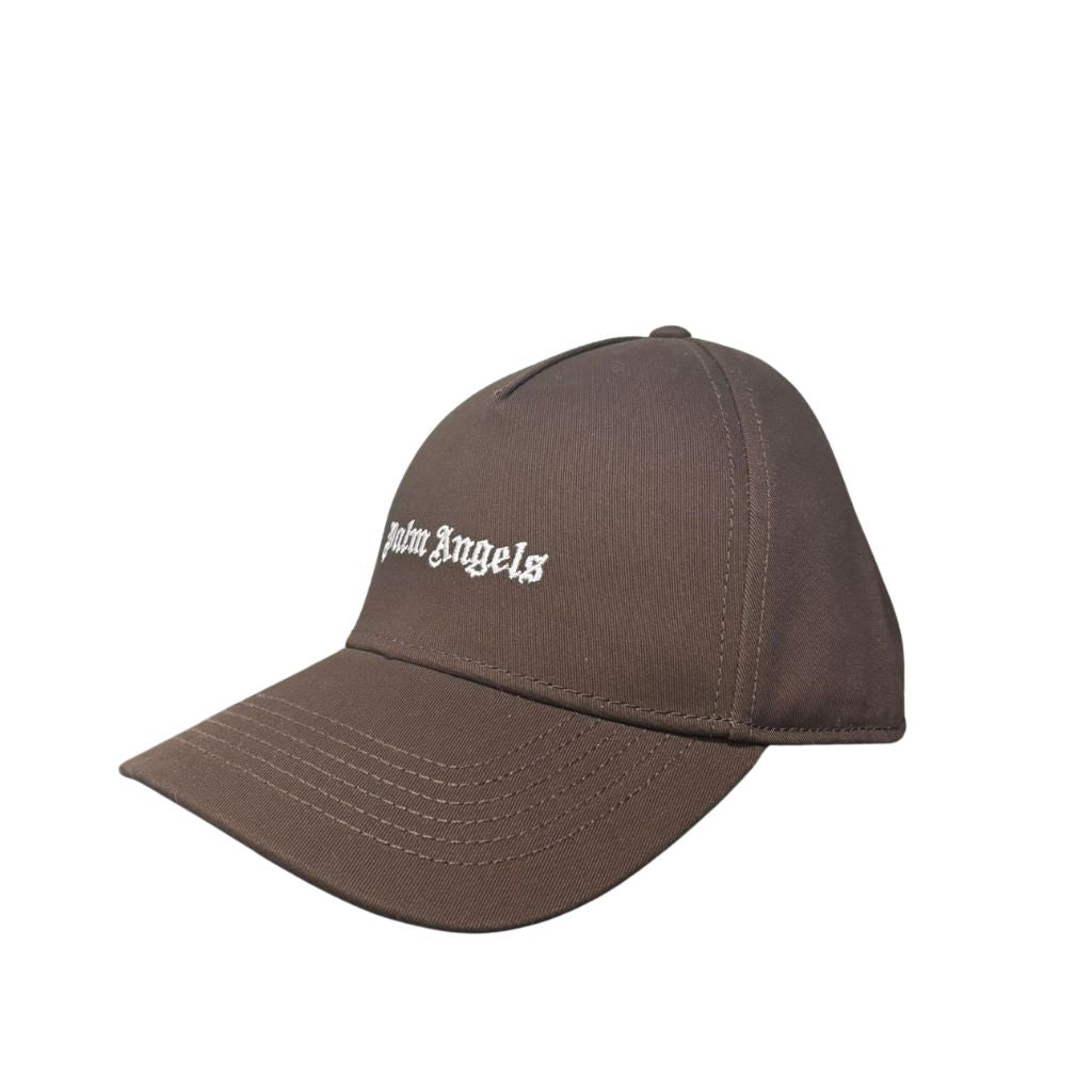 Palm Angels Cappello Marrone Logo Piccolo PMLB104S26FAB004 6003