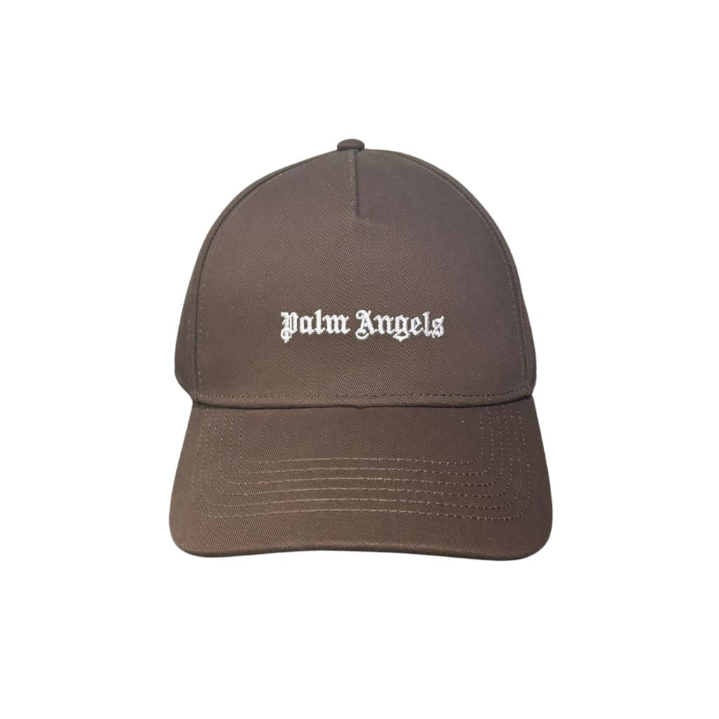 Palm Angels Cappello Marrone Logo Piccolo PMLB104S26FAB004 6003