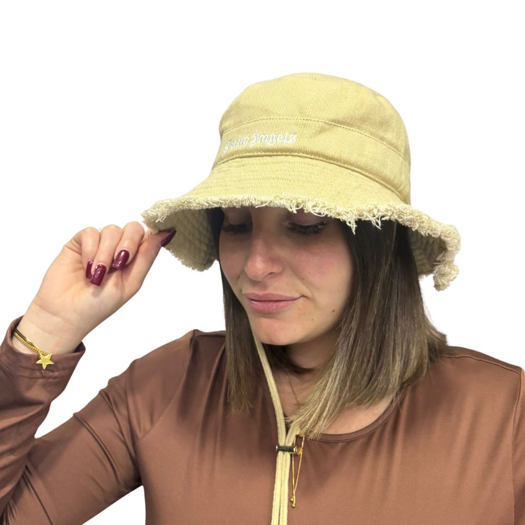 Palm Angels Cappello Alla Pescatora Beige PMLA03AS26FAB001 6103