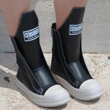 Censored Stivaletto Nero in Pelle