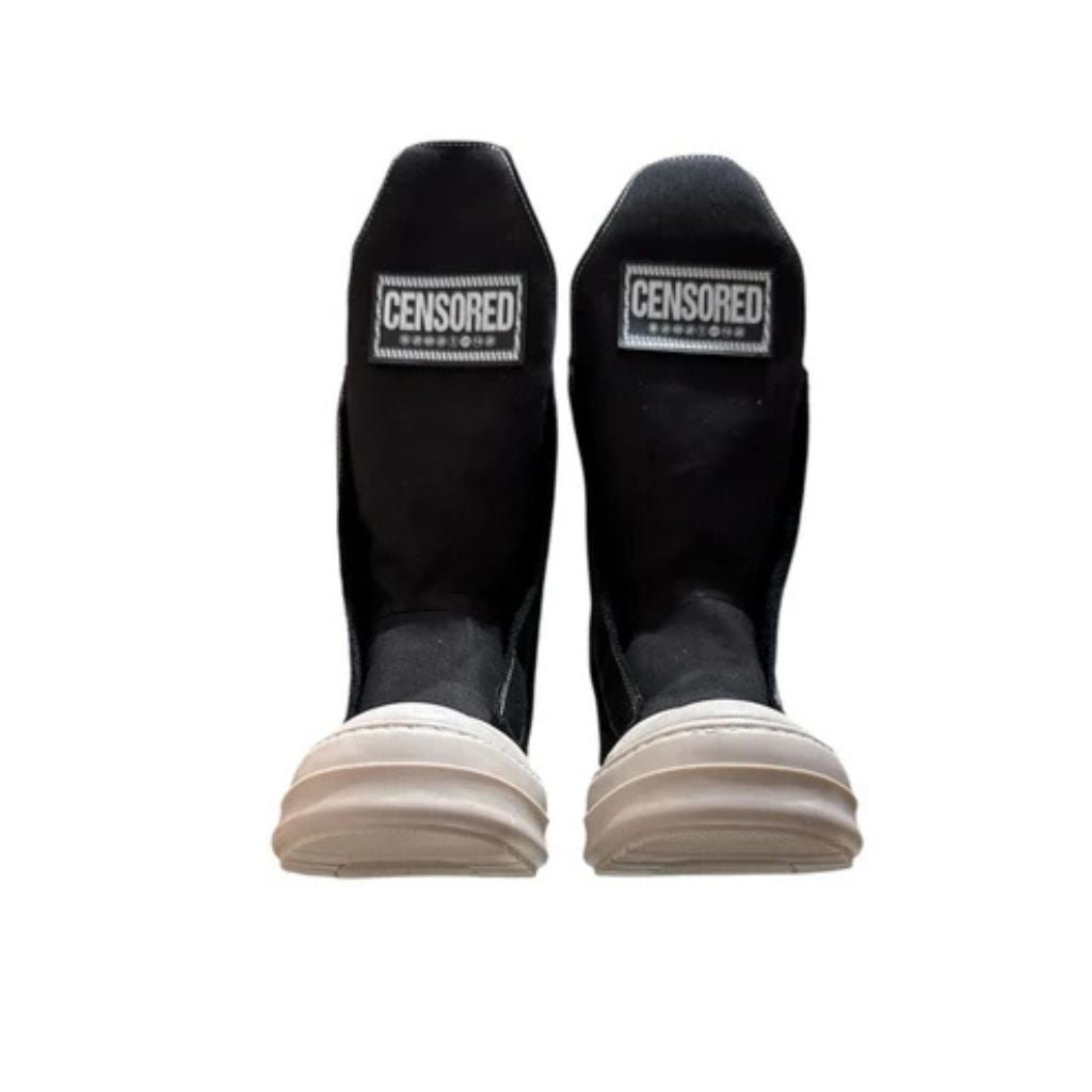 Censored Stivaletto Nero in Tela