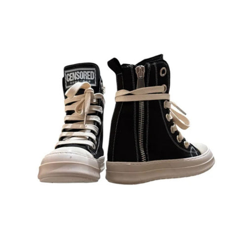 Censored Stivaletto Nero in Tela