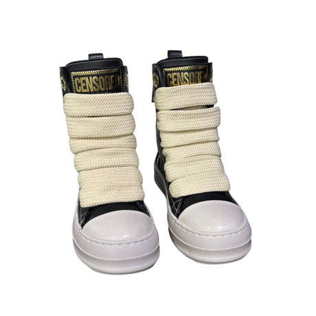 Censored RK 2 Stivaletto Nero/Oro in Pelle
