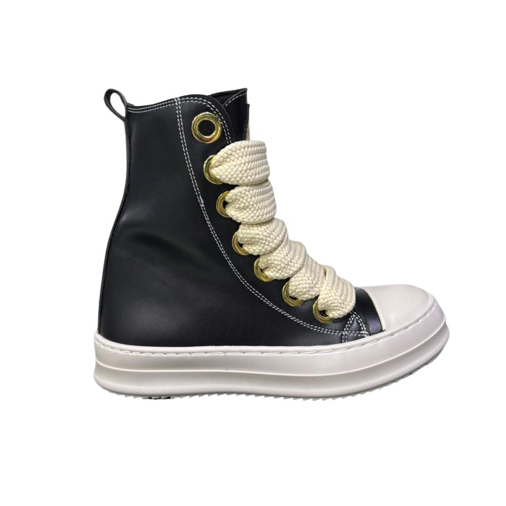Censored RK 2 Stivaletto Nero/Oro in Pelle
