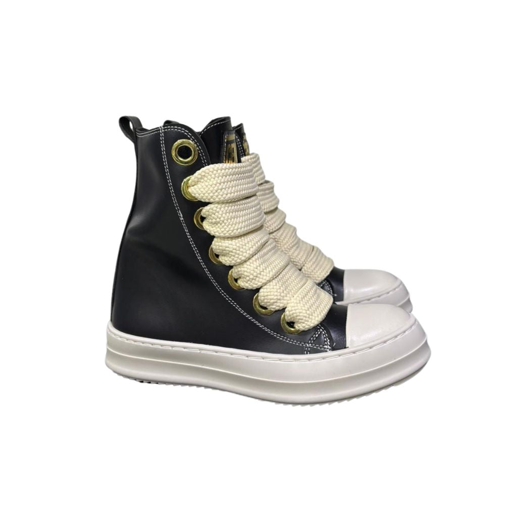 Censored RK 2 Stivaletto Nero/Oro in Pelle