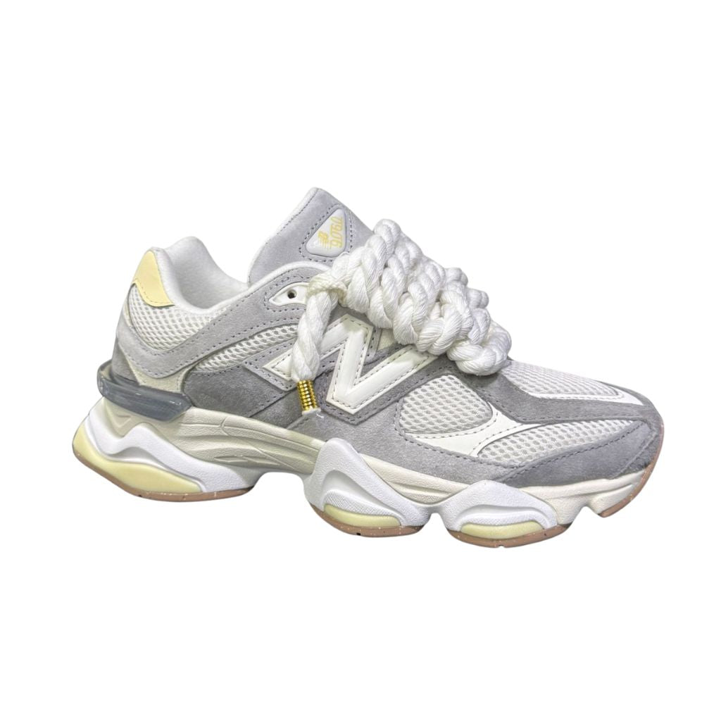 New Balance 9060 Slate Grey Calcium Corda Bianco U9060aub