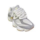 New Balance 9060 Slate Grey Calcium Corda Bianco U9060aub