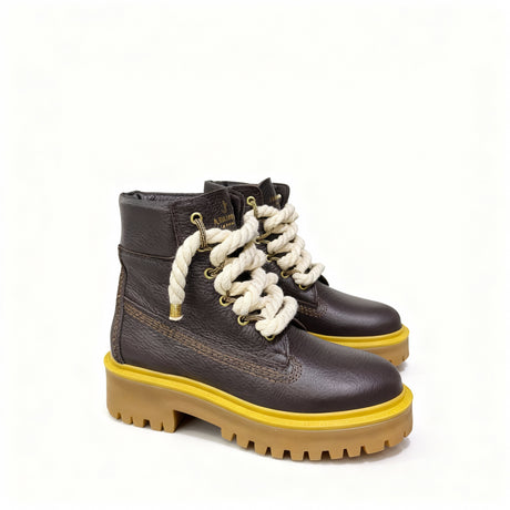 Jammers London Platform Stone Street Dark Brown Corda Beige