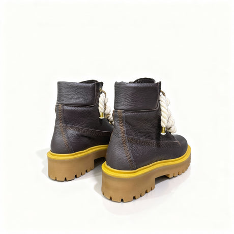 Jammers London Platform Stone Street Dark Brown Corda Beige