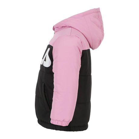 Fila Giubbotto Berkenthin Baby Nero/Rosa Fak0246 - 43199