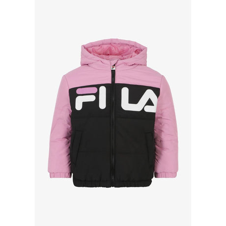 Fila Giubbotto Berkenthin Baby Nero/Rosa Fak0246 - 43199