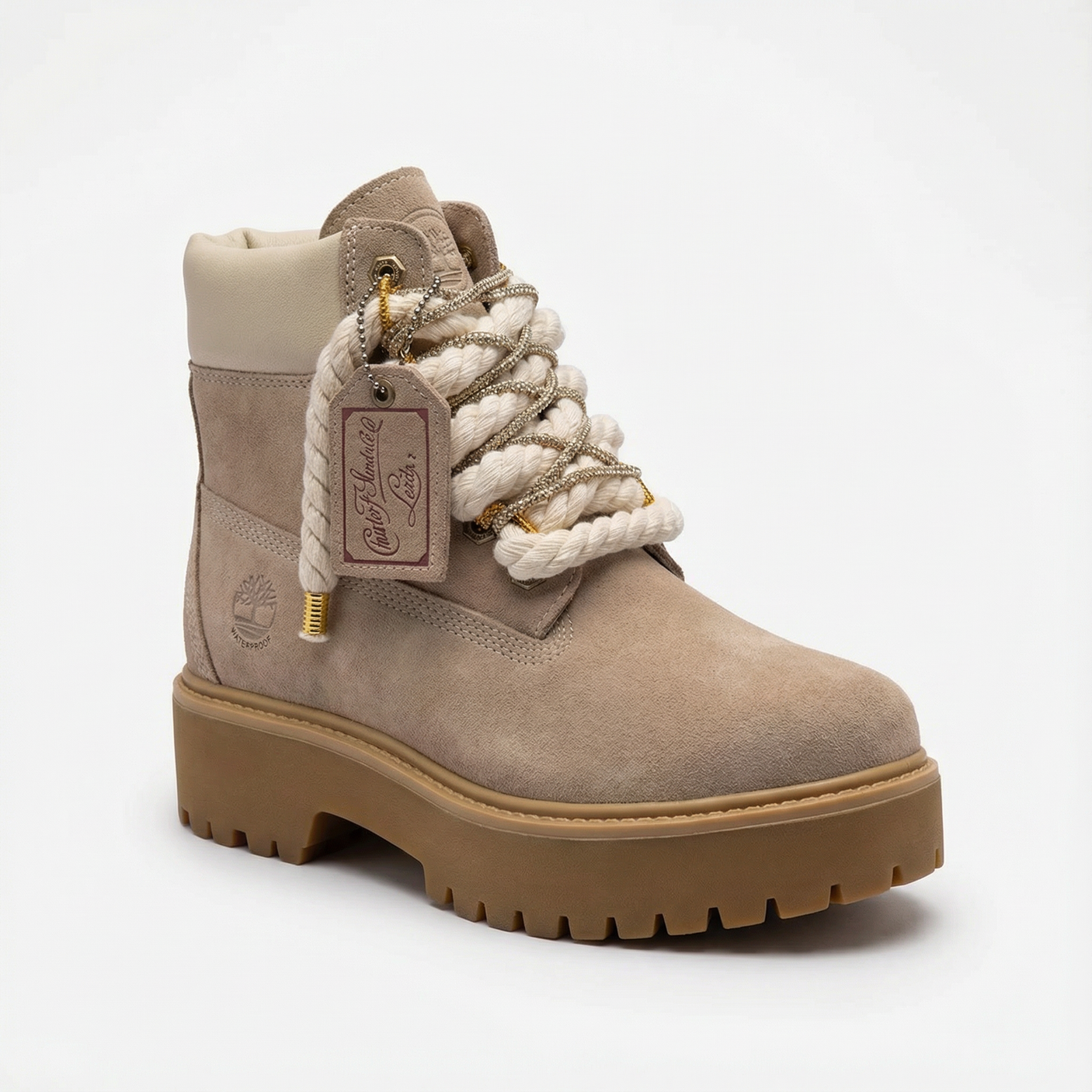 Timberland Stivaletto Platform Stone Street Sand Corda e Brillantini TB0A2H3C ET5