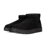 ICON Stivaletto Pelliccia Nabuk Nero IC04414SD