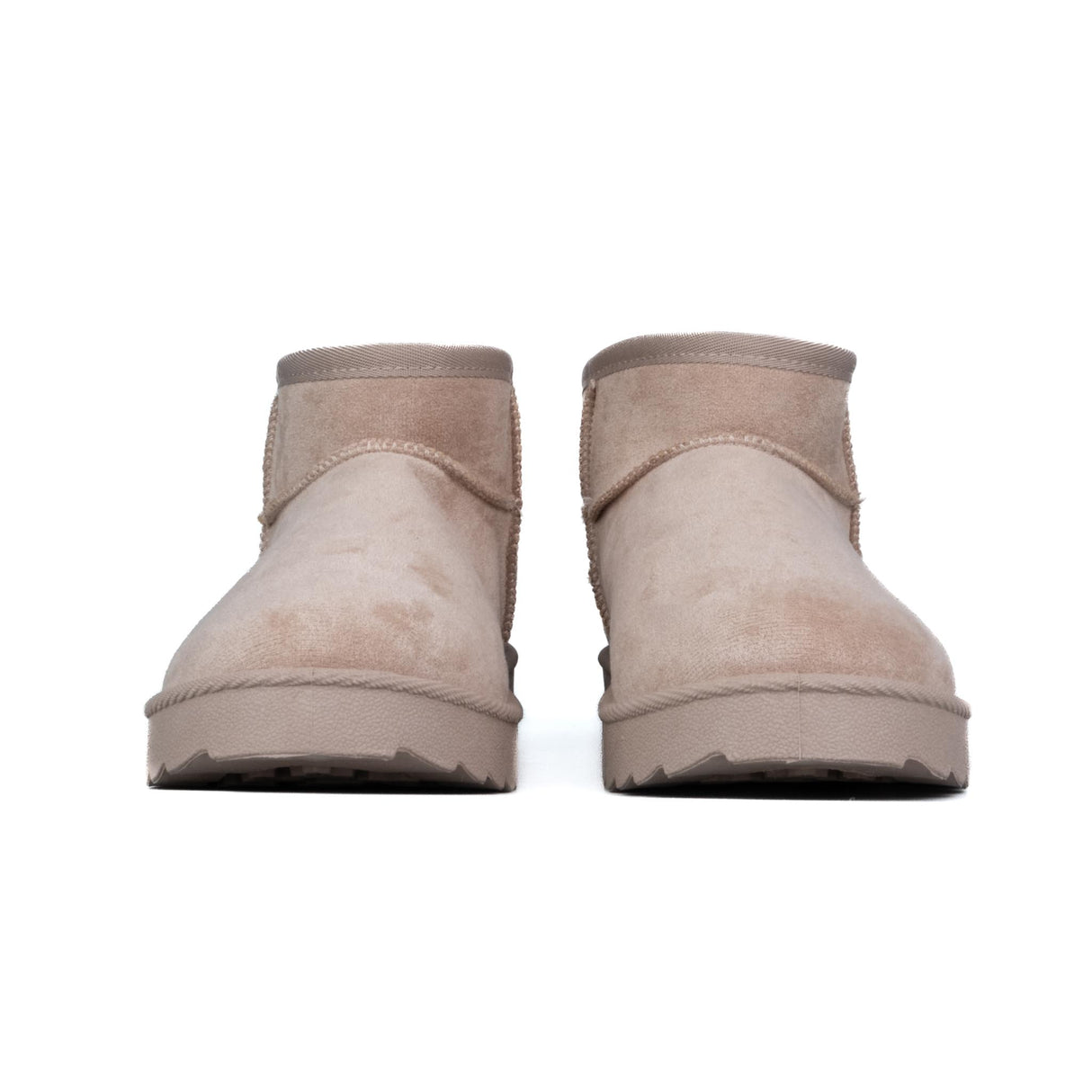 ICON Stivaletto Pelliccia Nabuk Beige IC04414SD