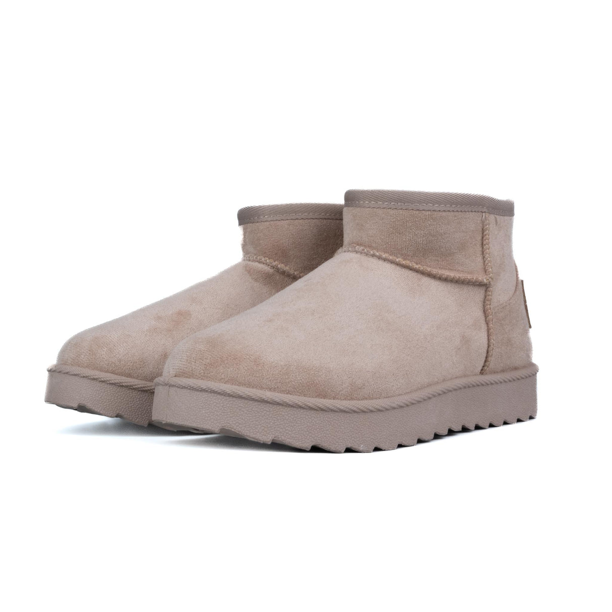 ICON Stivaletto Pelliccia Nabuk Beige IC04414SD